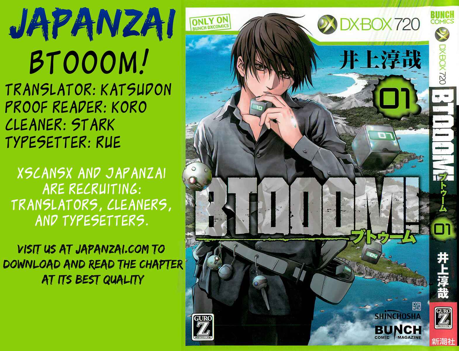 Page 1 Chapter 4 BTOOOM!