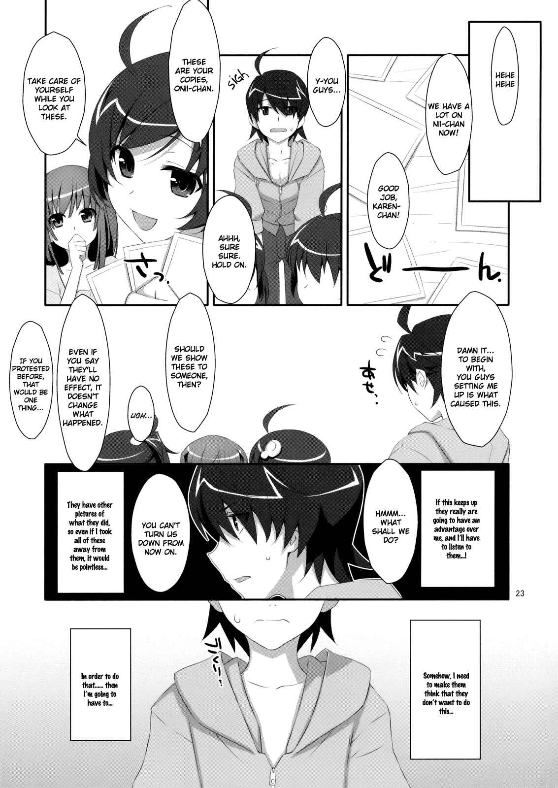 Page 22 Chapter Unknown_f708 Bakemonogatari - Hame x Sis (Doujinshi)