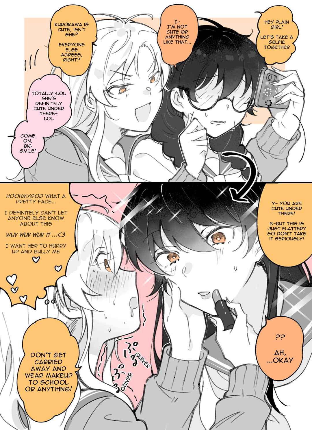 Page 1 Chapter 7 Yuri between a Masochist and a Sadist Whos Bad with Just Words