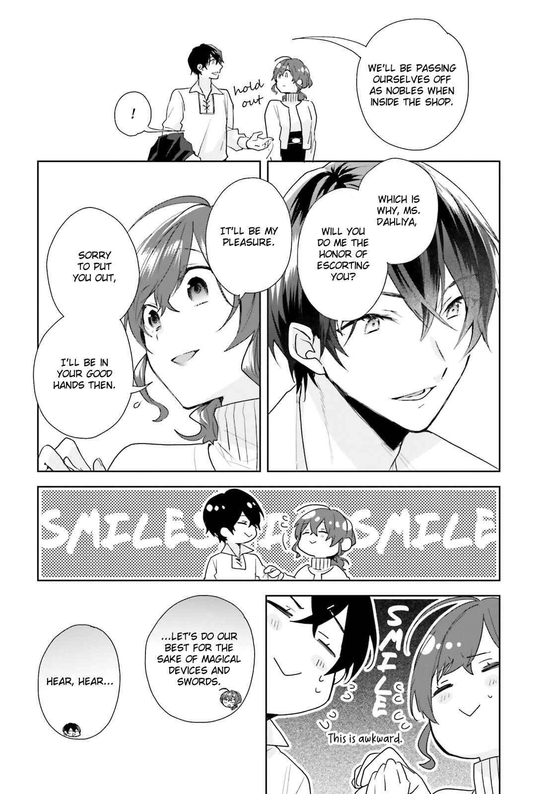 Page 14 Chapter 7 Madougushi Dahliya wa Utsumukanai: Kyou Kara Jiyuu na Shokunin Life