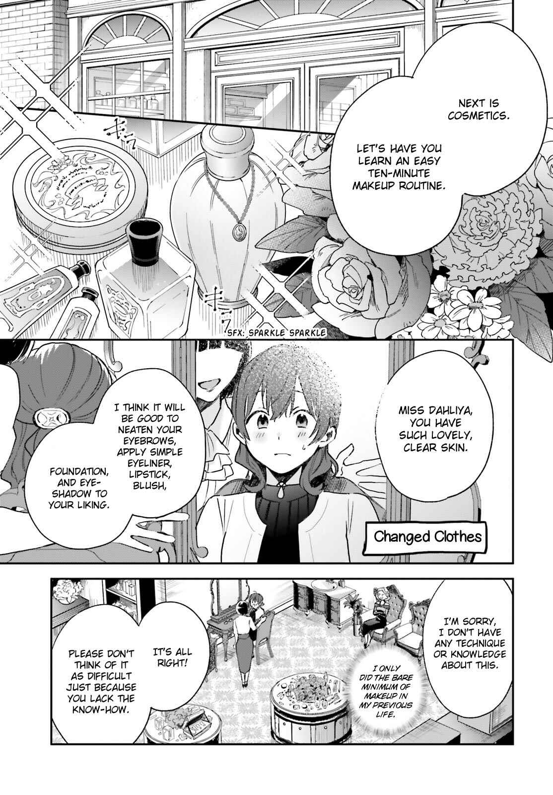 Page 22 Chapter 4 Madougushi Dahliya wa Utsumukanai: Kyou Kara Jiyuu na Shokunin Life