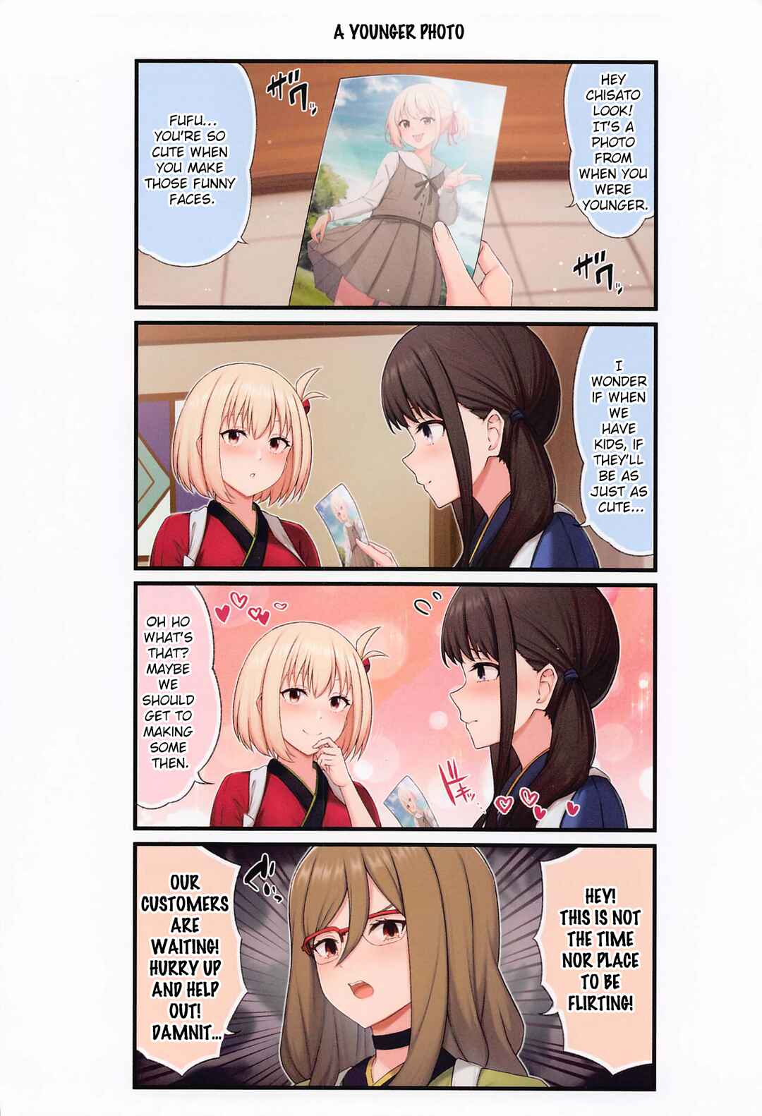 Page 13 Chapter Unknown_64dc Lycoris Recoil - ChisaTaki Love (Doujinshi)