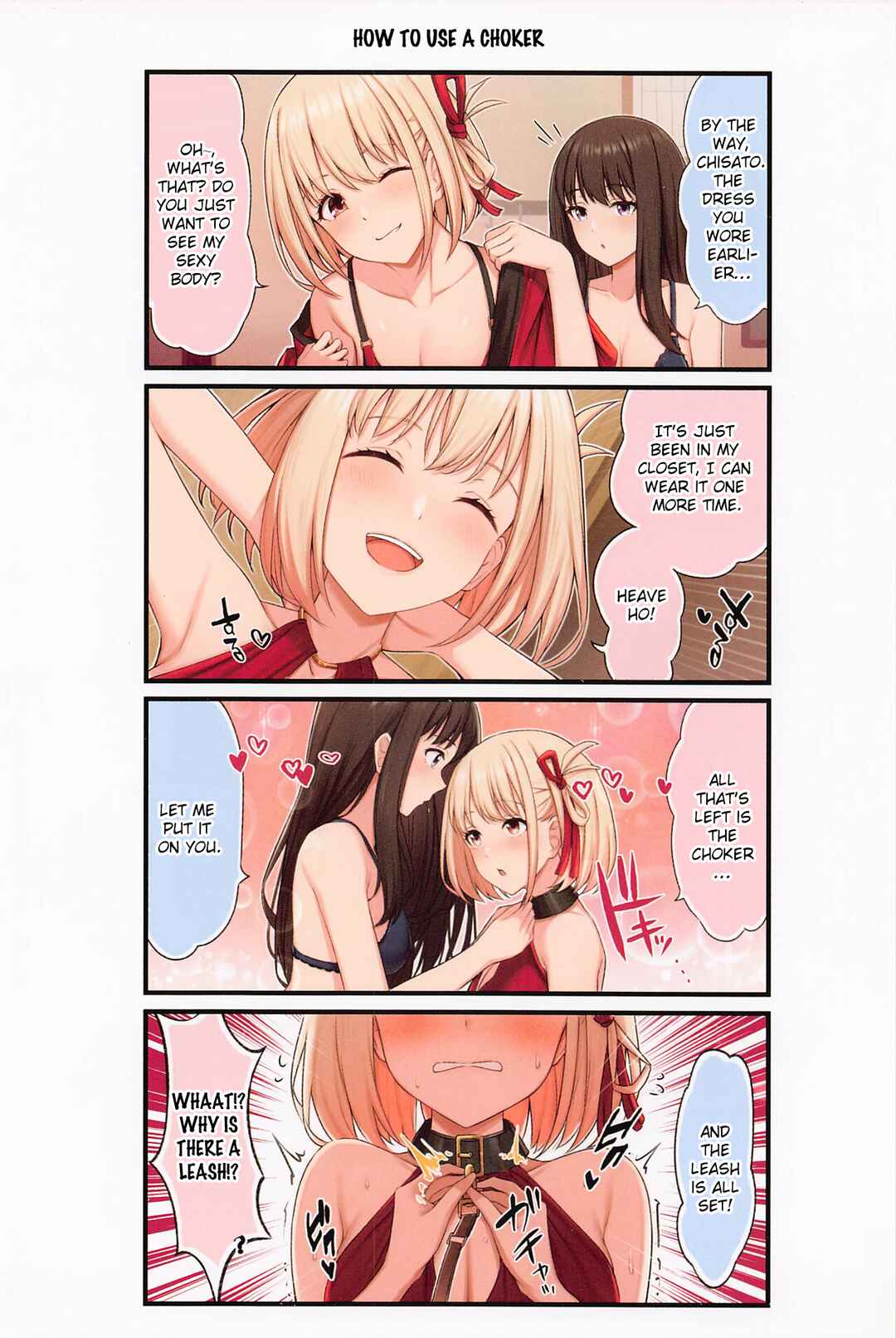 Page 3 Chapter Unknown_64dc Lycoris Recoil - ChisaTaki Love (Doujinshi)