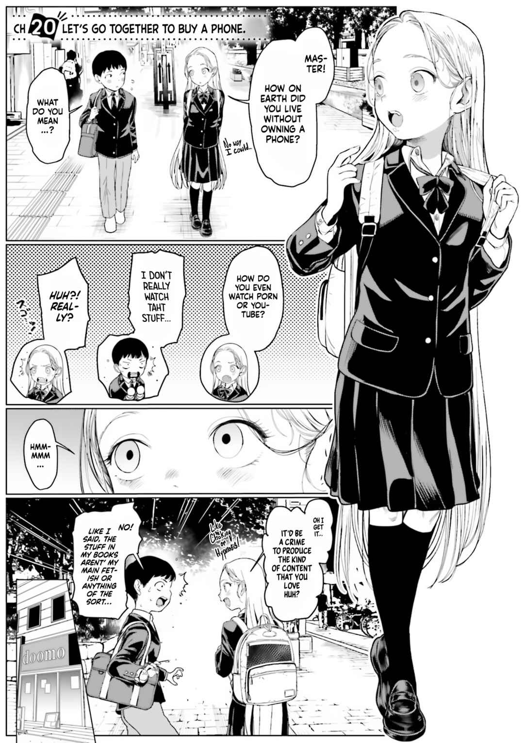 Page 1 Chapter 20 Sasha-chan to Classmate Otaku-kun