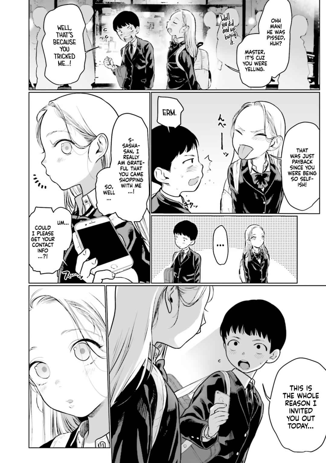 Page 4 Chapter 20 Sasha-chan to Classmate Otaku-kun