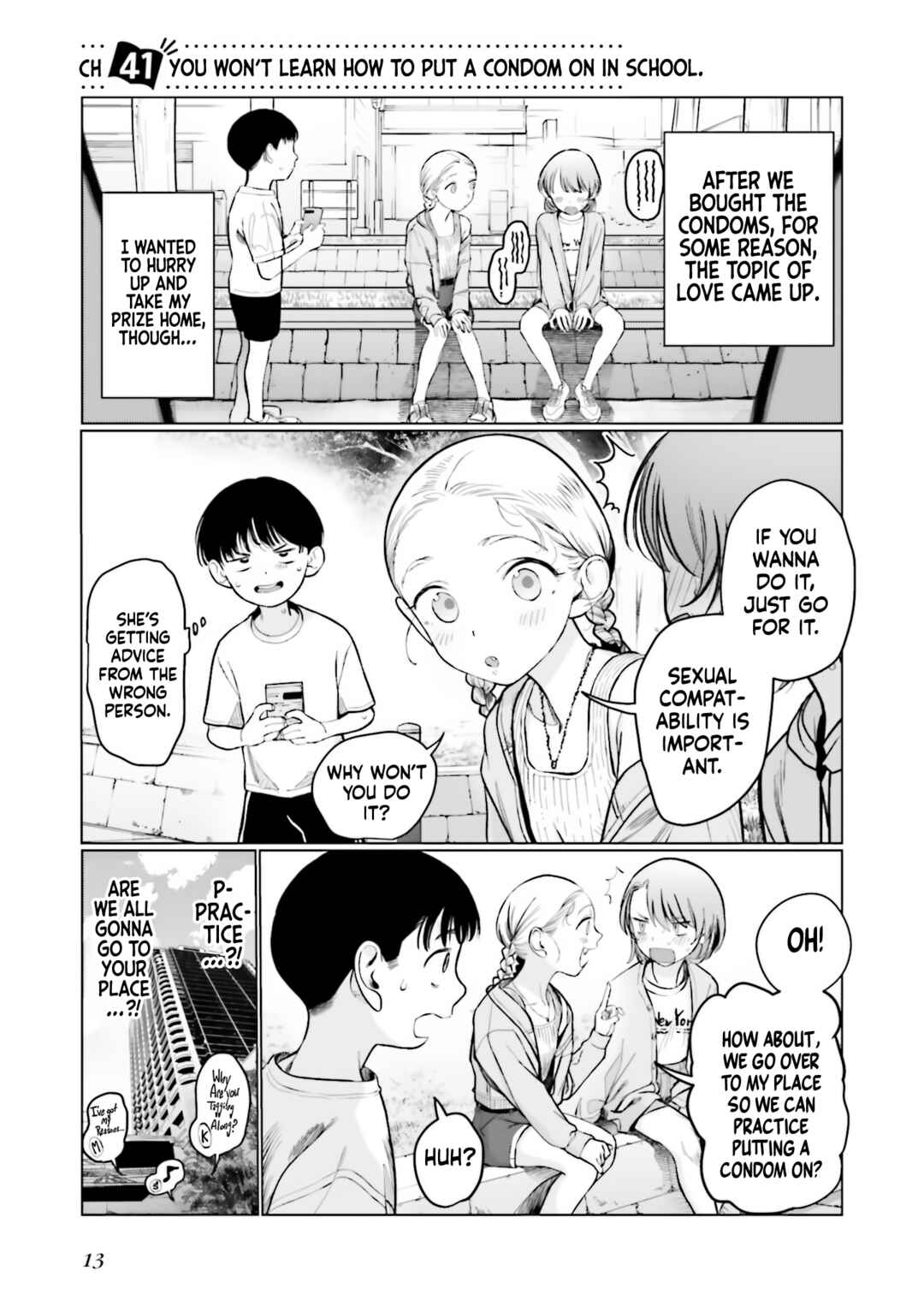 Page 1 Chapter 41 Sasha-chan to Classmate Otaku-kun