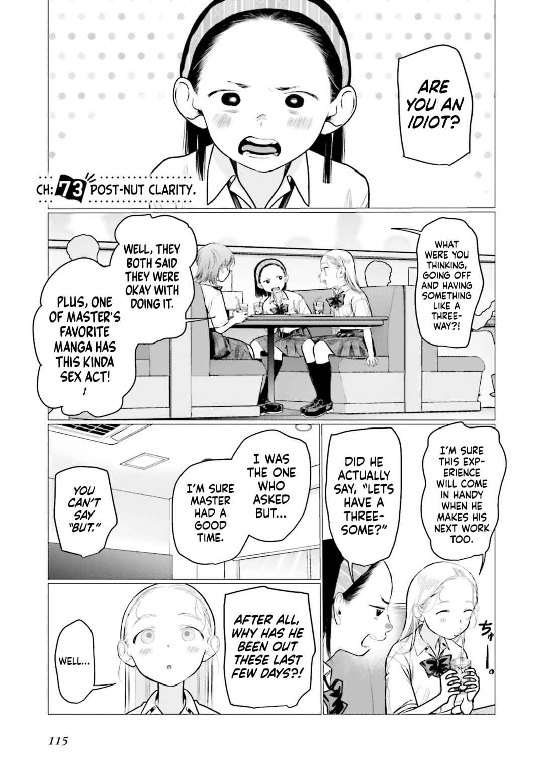 Page 1 Chapter 73 Sasha-chan to Classmate Otaku-kun