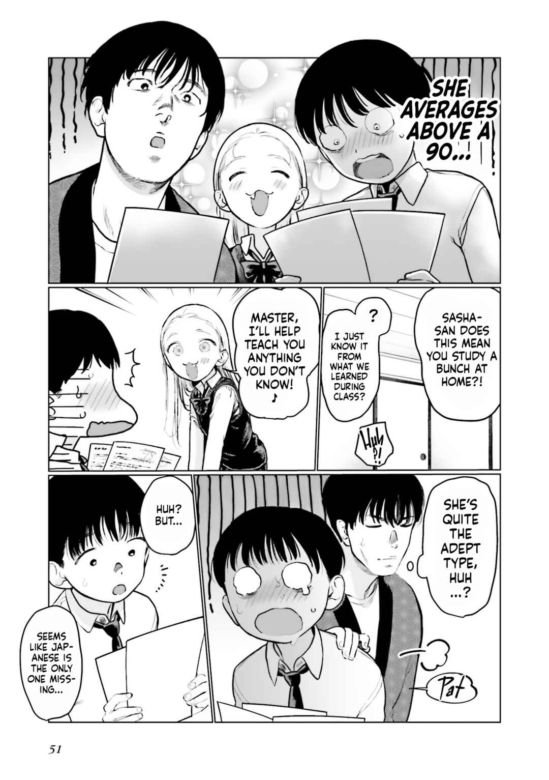 Page 3 Chapter 46 Sasha-chan to Classmate Otaku-kun