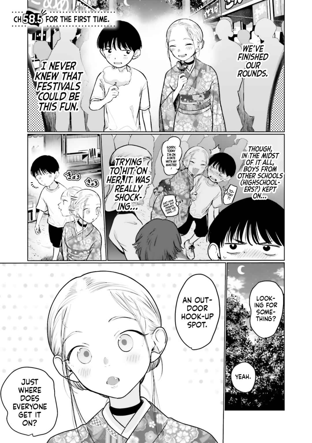 Page 1 Chapter 58.5 Sasha-chan to Classmate Otaku-kun