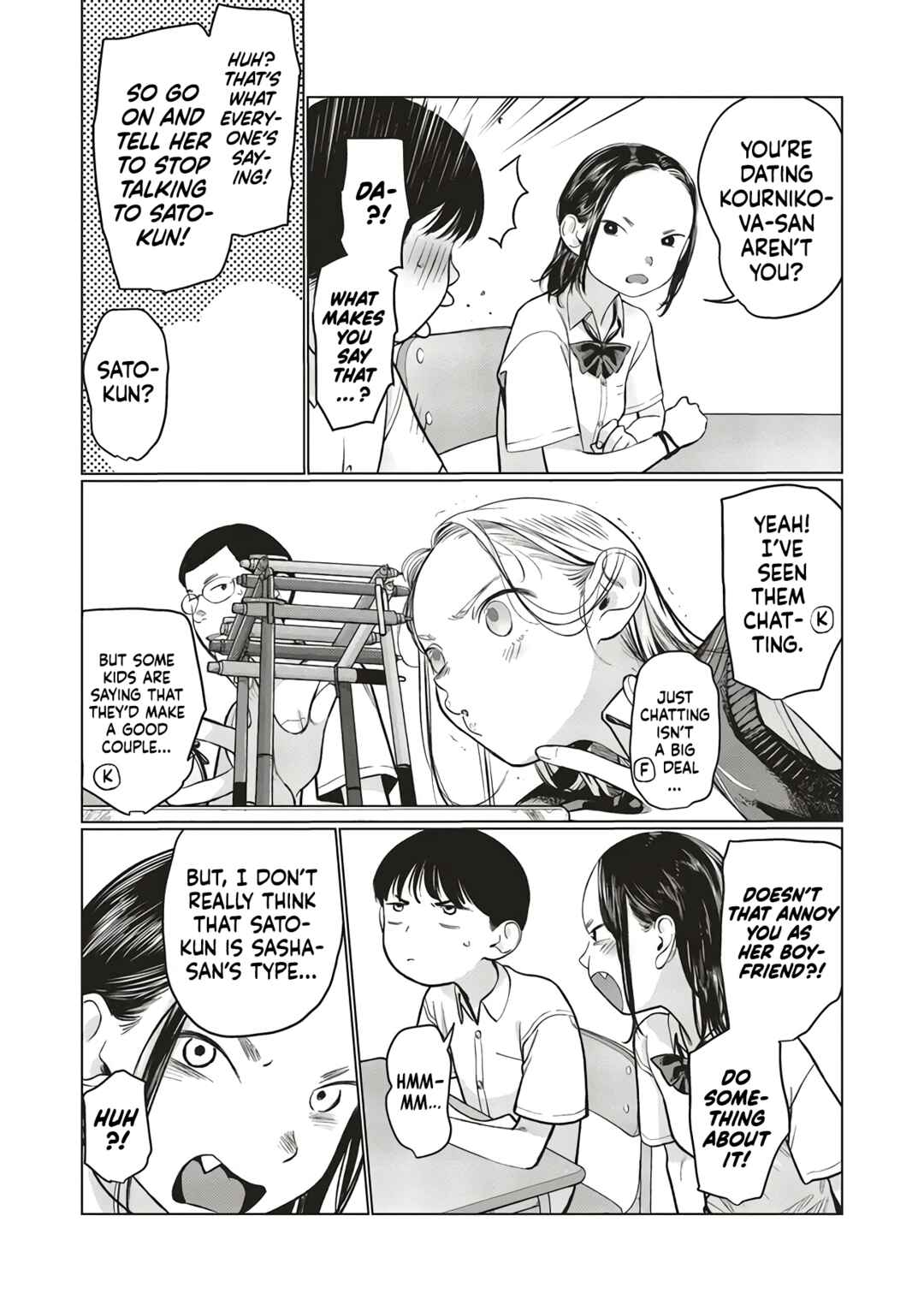 Page 4 Chapter 61 Sasha-chan to Classmate Otaku-kun