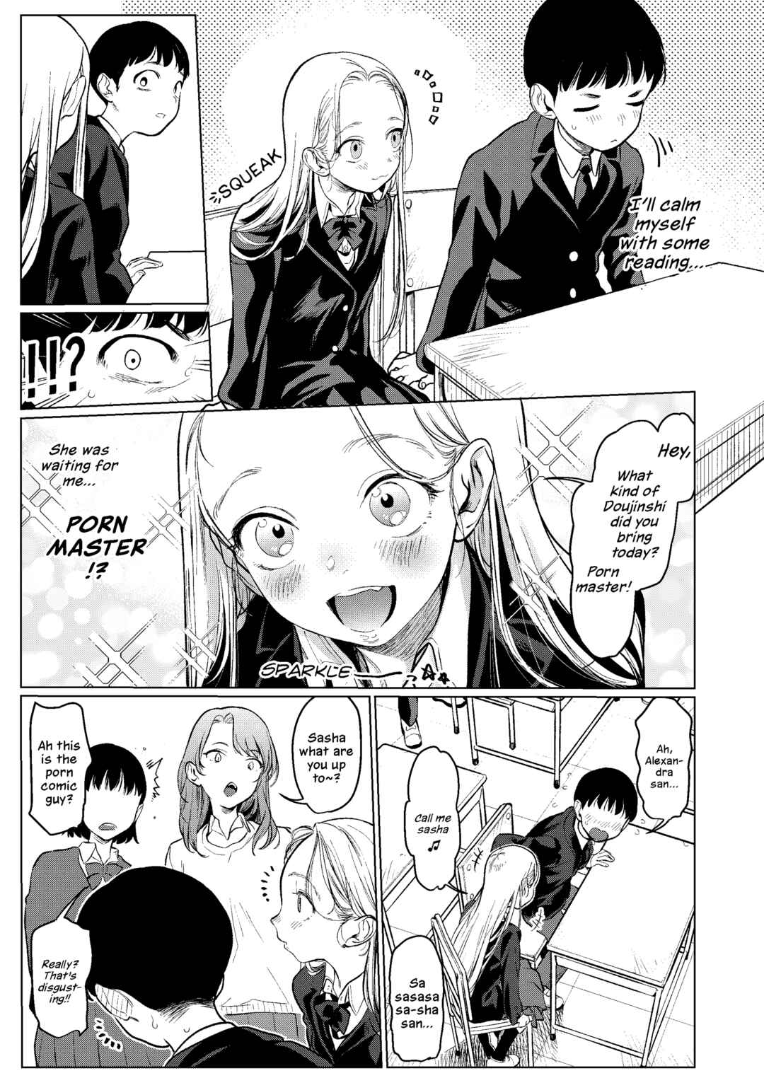 Page 3 Chapter 2 Sasha-chan to Classmate Otaku-kun