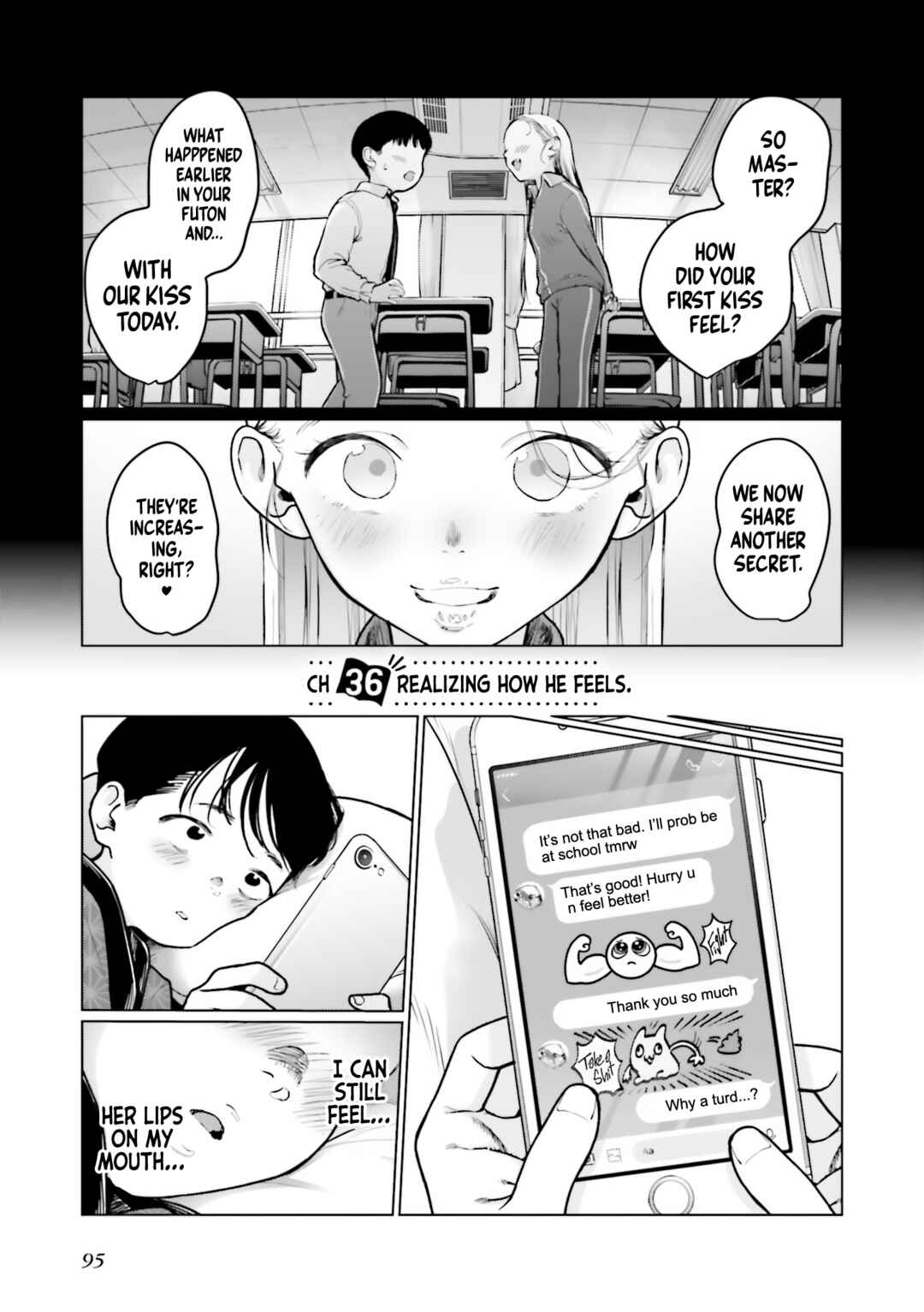 Page 1 Chapter 36 Sasha-chan to Classmate Otaku-kun