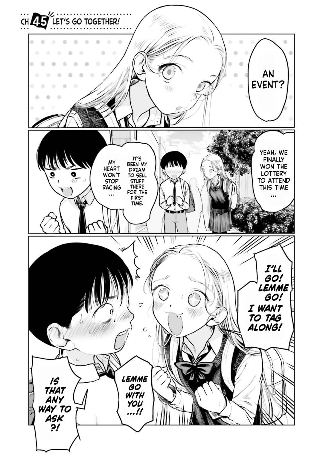 Page 1 Chapter 45 Sasha-chan to Classmate Otaku-kun