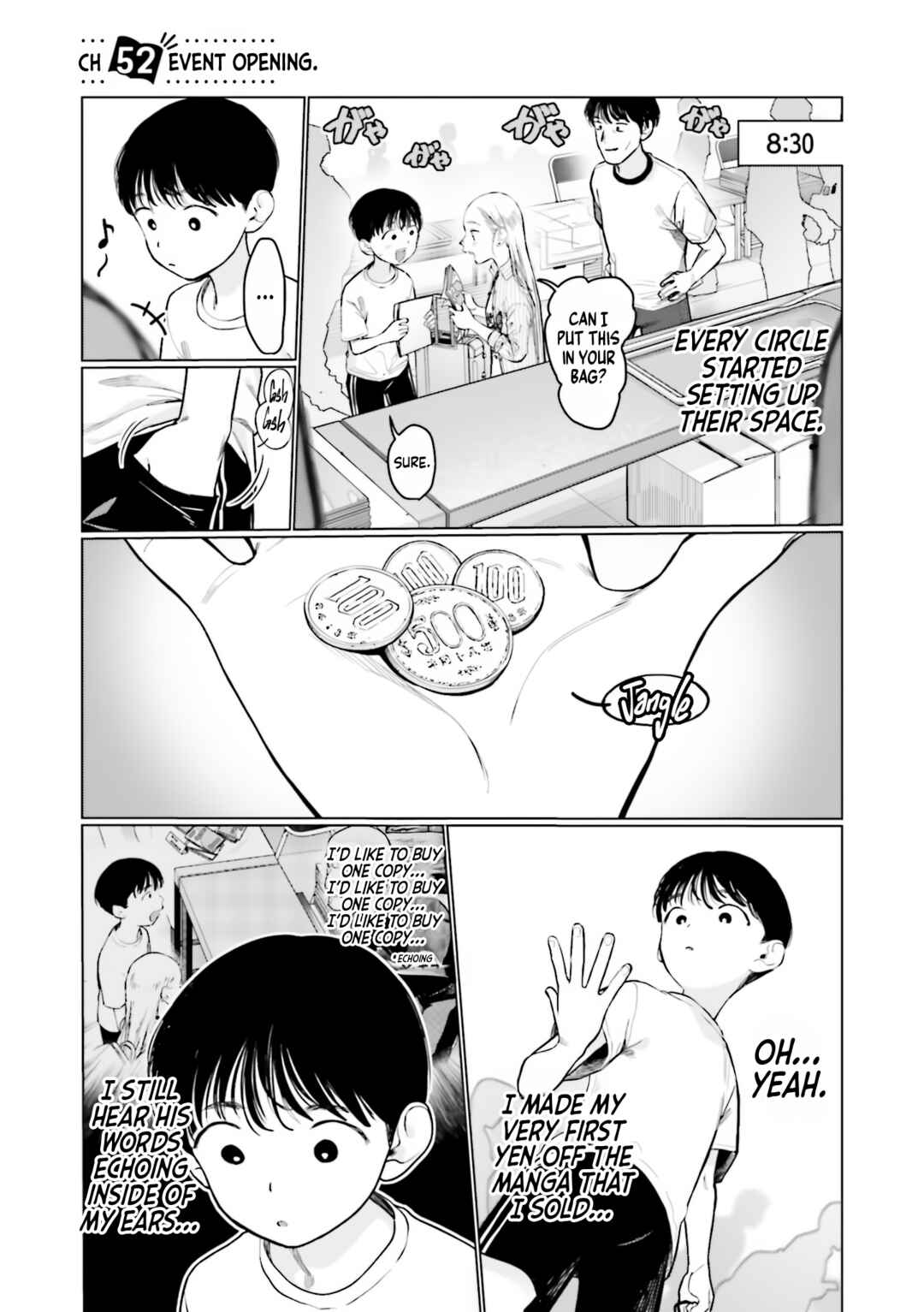 Page 1 Chapter 52 Sasha-chan to Classmate Otaku-kun