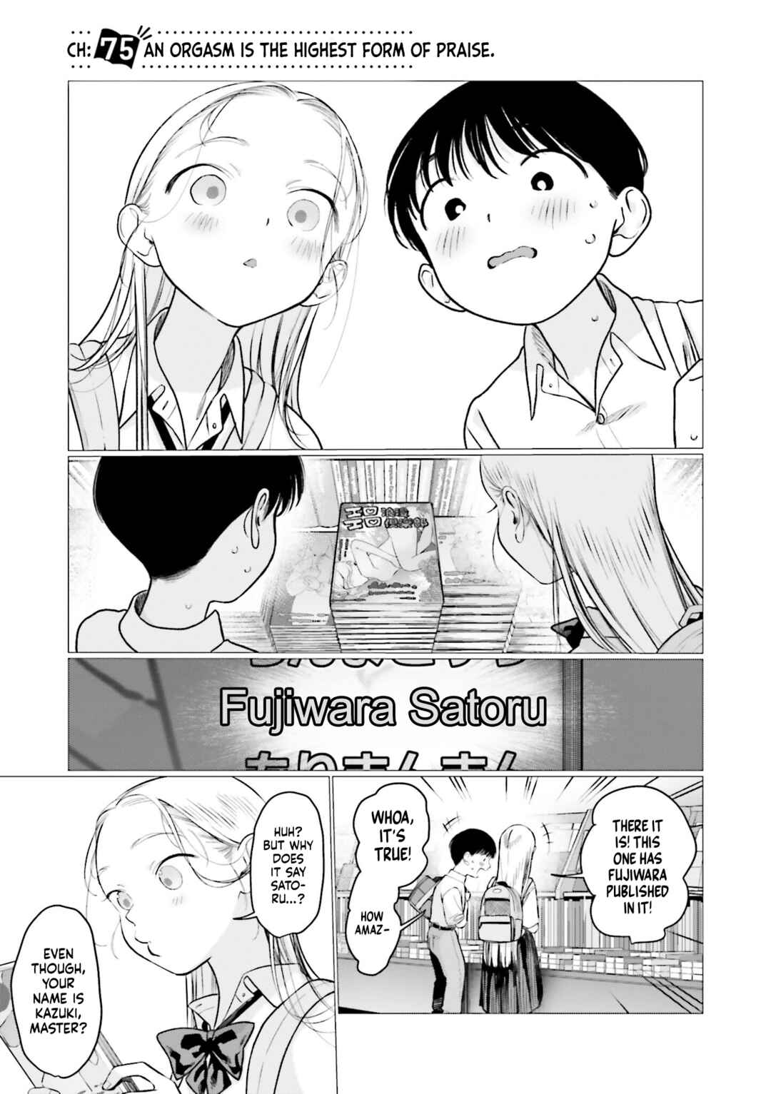 Page 1 Chapter 75 Sasha-chan to Classmate Otaku-kun
