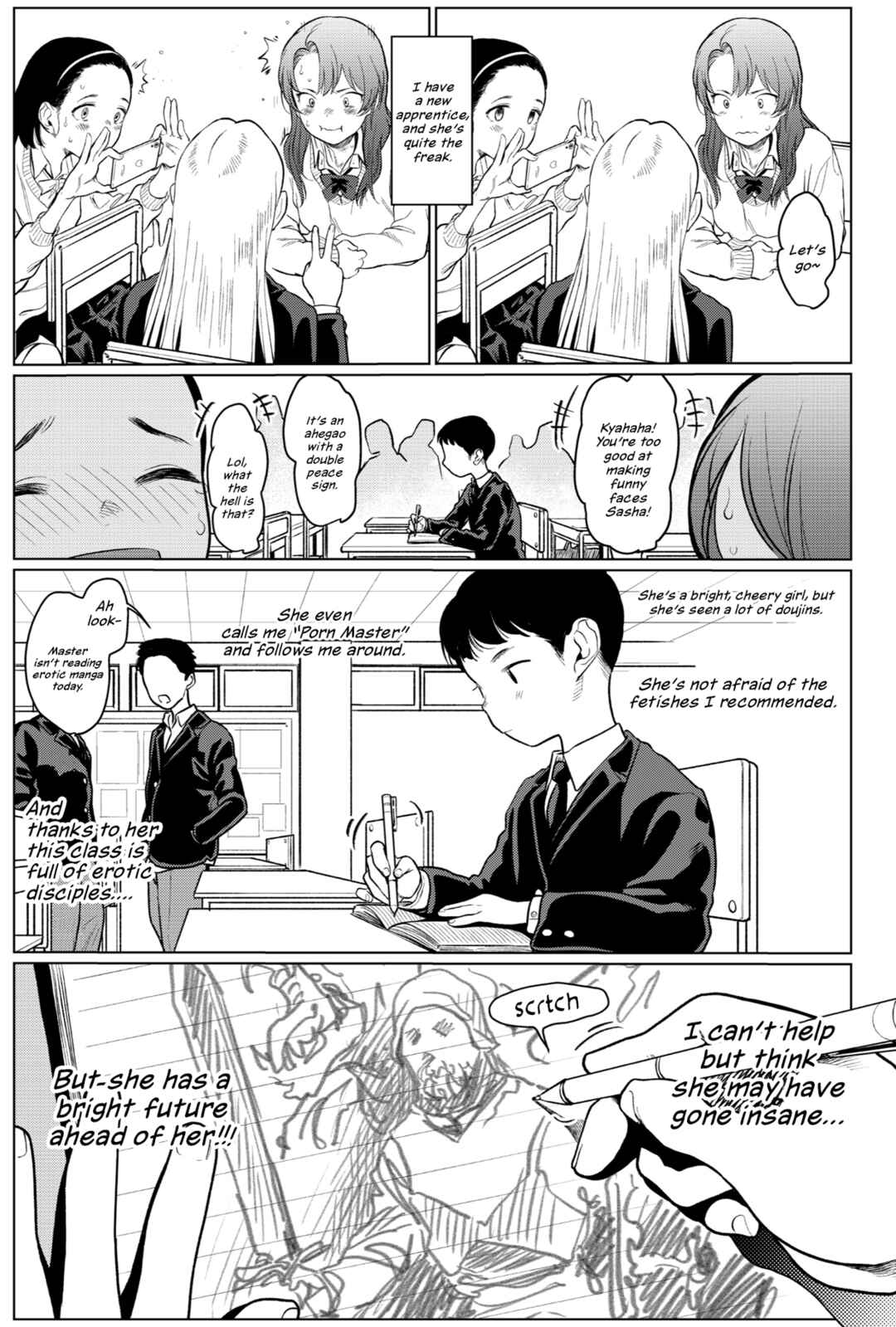 Page 1 Chapter 3 Sasha-chan to Classmate Otaku-kun