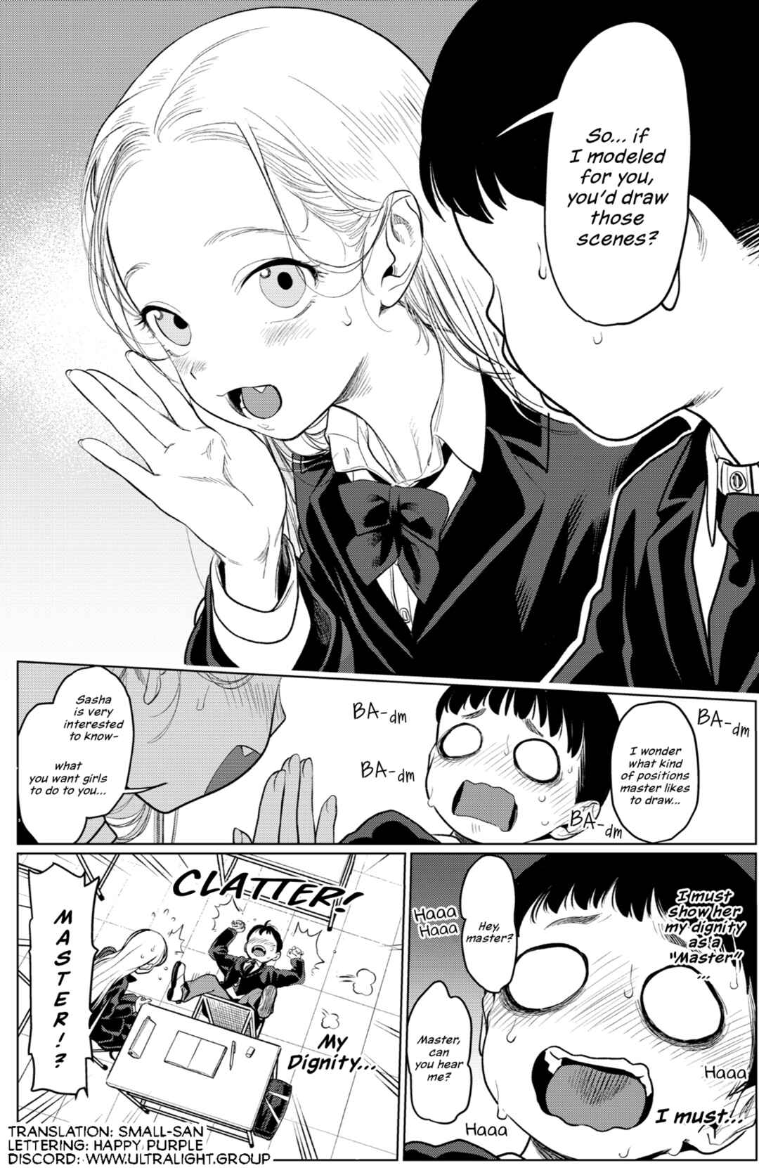 Page 4 Chapter 3 Sasha-chan to Classmate Otaku-kun