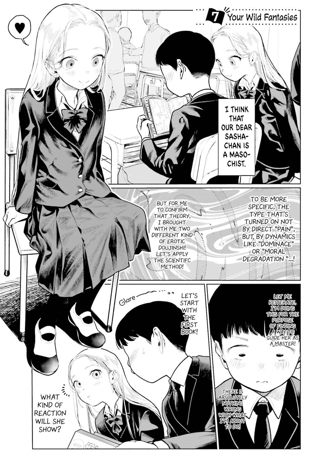 Page 1 Chapter 7 Sasha-chan to Classmate Otaku-kun