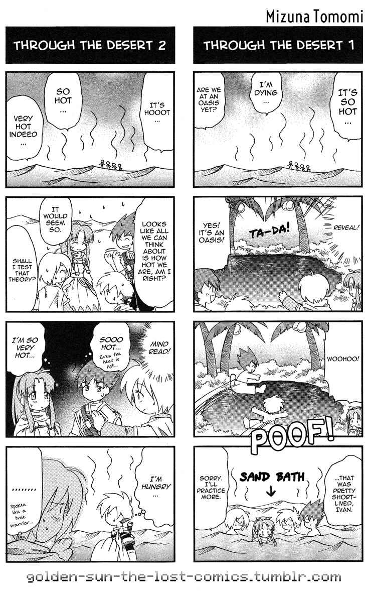 Page 3 Chapter 8 Golden Sun 4-koma Gag Battle