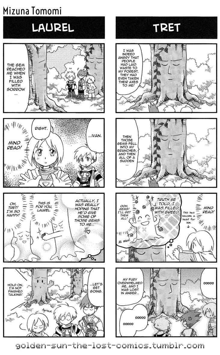 Page 4 Chapter 10 Golden Sun 4-koma Gag Battle