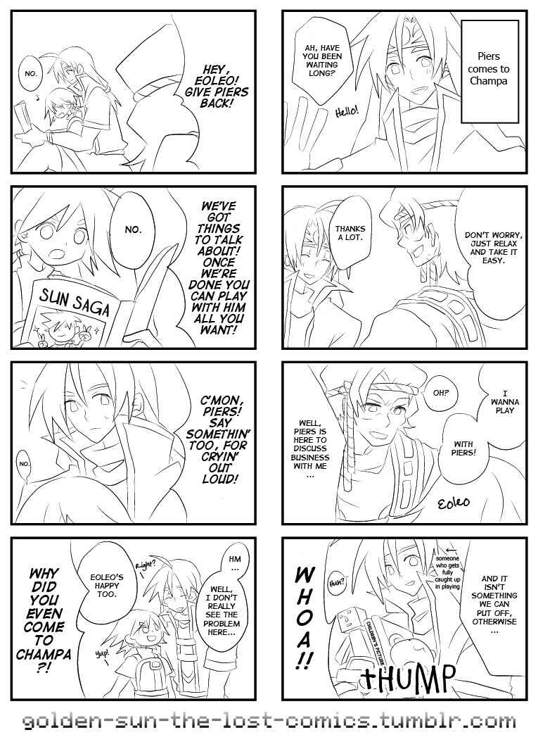 Page 5 Chapter 10 Golden Sun 4-koma Gag Battle