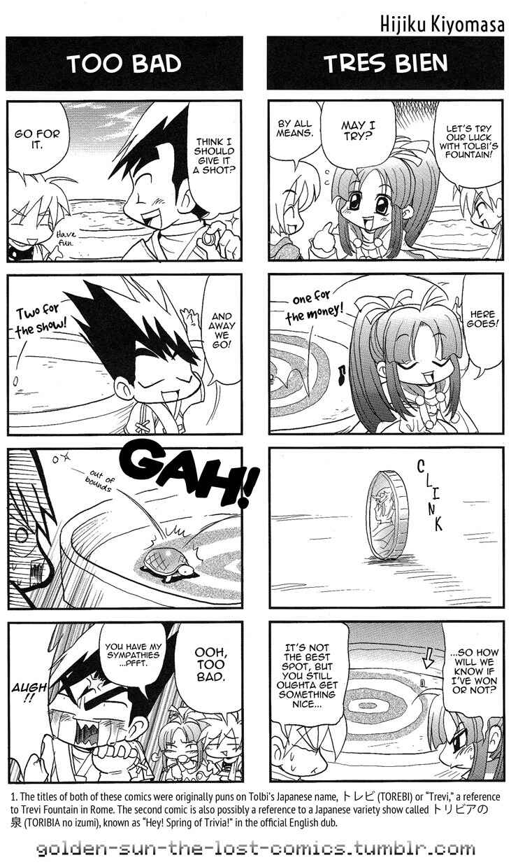 Page 5 Chapter 6 Golden Sun 4-koma Gag Battle