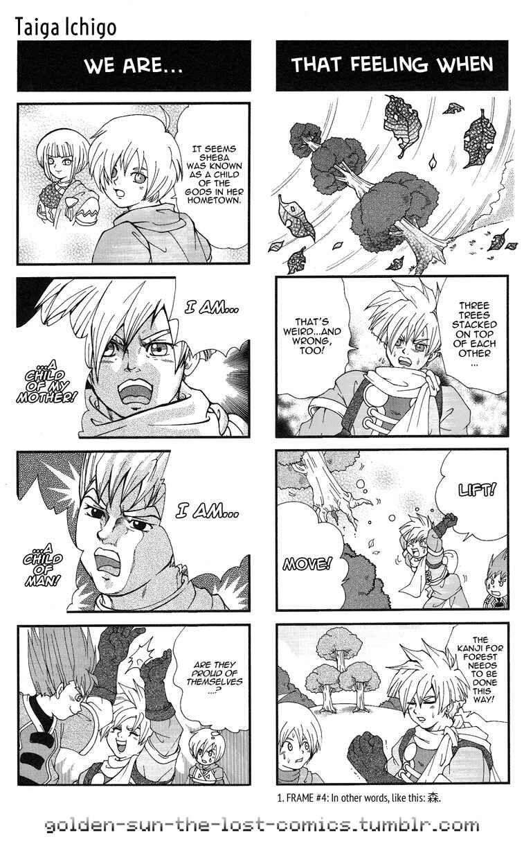 Page 6 Chapter 15 Golden Sun 4-koma Gag Battle