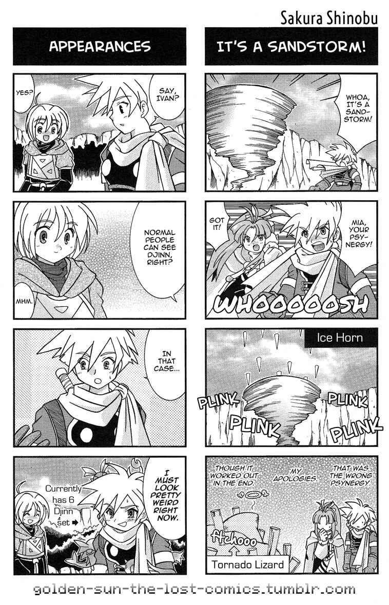 Page 5 Chapter 14 Golden Sun 4-koma Gag Battle