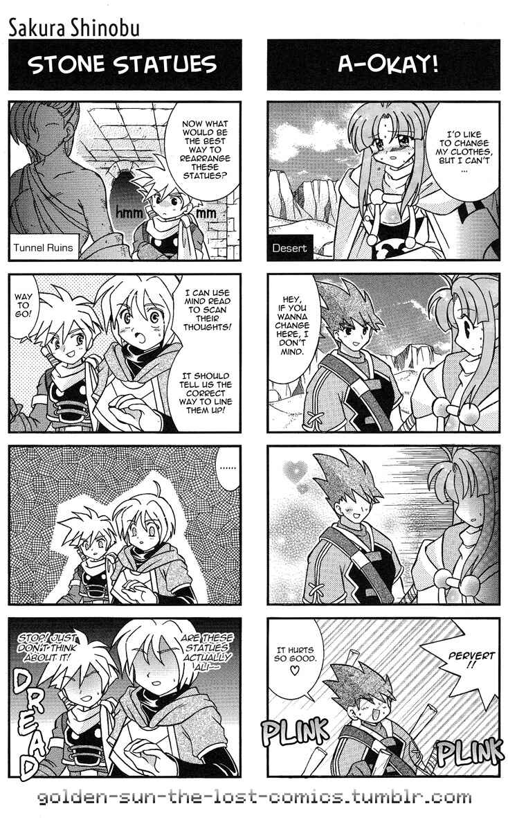 Page 6 Chapter 14 Golden Sun 4-koma Gag Battle