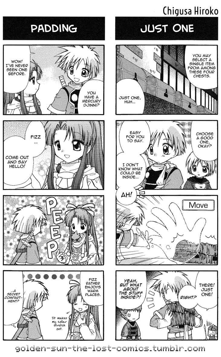 Page 5 Chapter 18 Golden Sun 4-koma Gag Battle