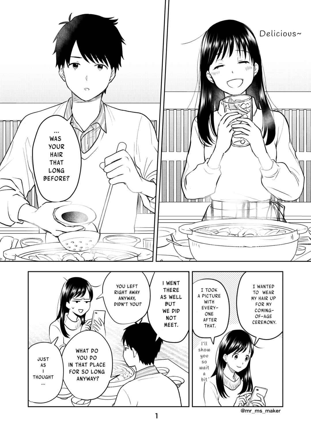 Page 2 Chapter 14 Yugami-kun ni wa Tomodachi ga Inai - Tonari no Anata to (Unofficial Fanbook)
