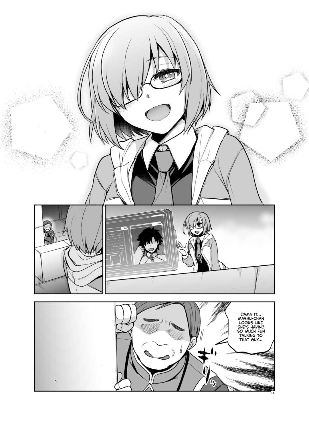Page 13 Chapter Unknown_42a8 Fate/Grand Order - Mashu Must Deal With This Pushy N Lusty Oji-san Back at Chaldea Whenever Senpai is Busy Rayshifting! (Doujinshi)