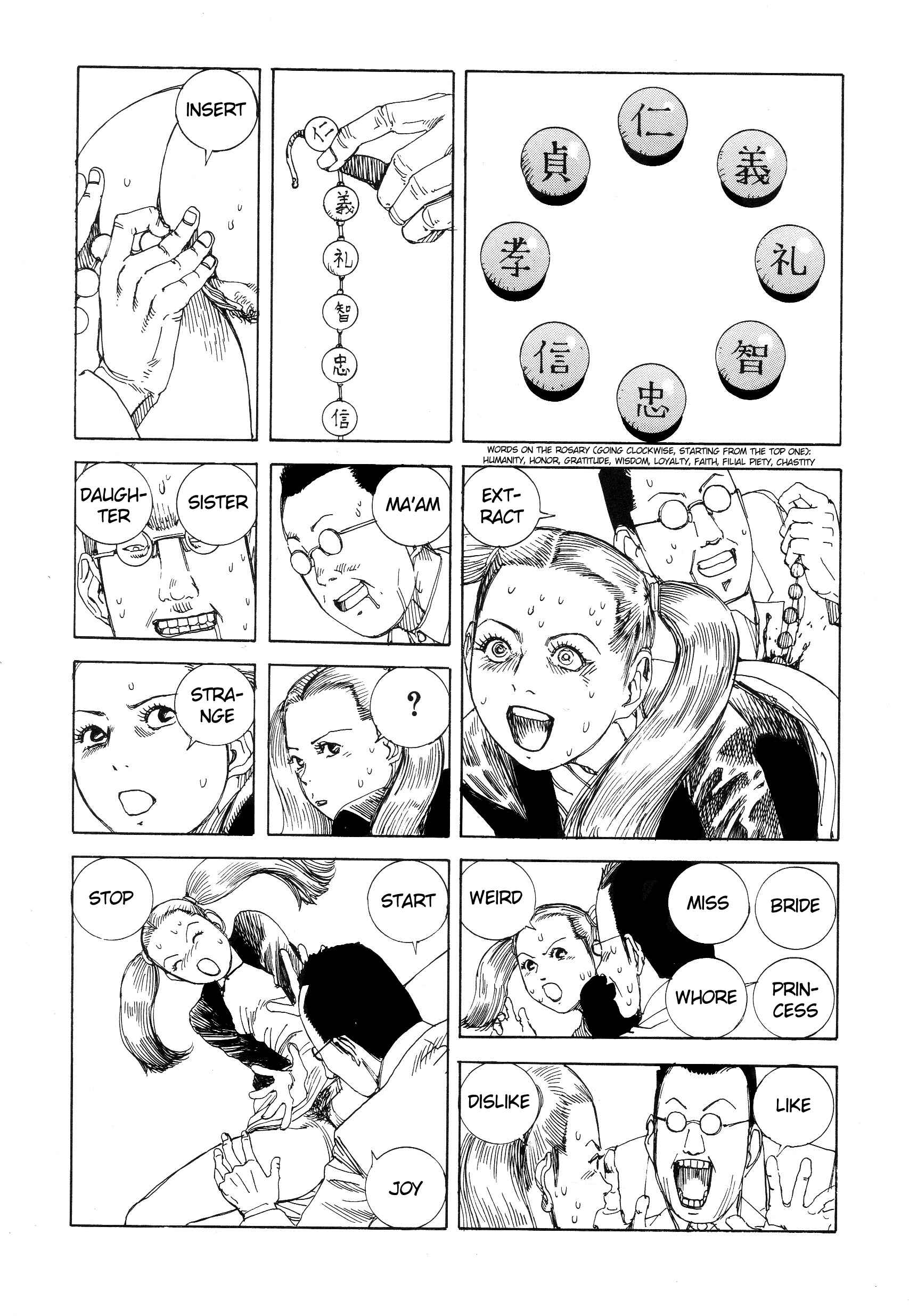Page 14 Chapter 10 Manga in which Holes, Words, and Blood and such Appear
