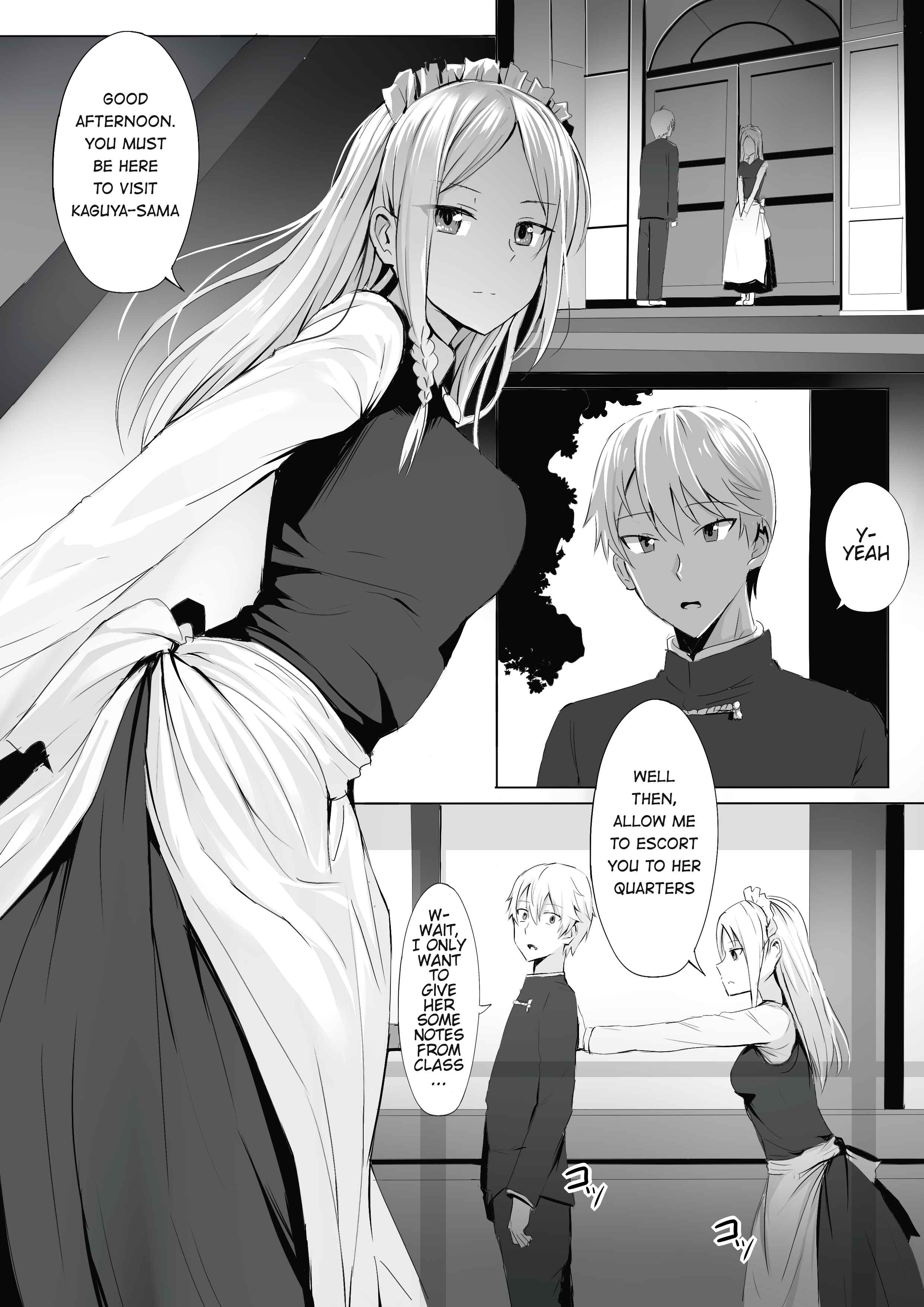 Page 2 Chapter Unknown_8291 Kaguya-sama wa Kokurasetai - Shinomiya no Maid wa Tokojyouzu~ Professional Jintai Onahole (Doujinshi)
