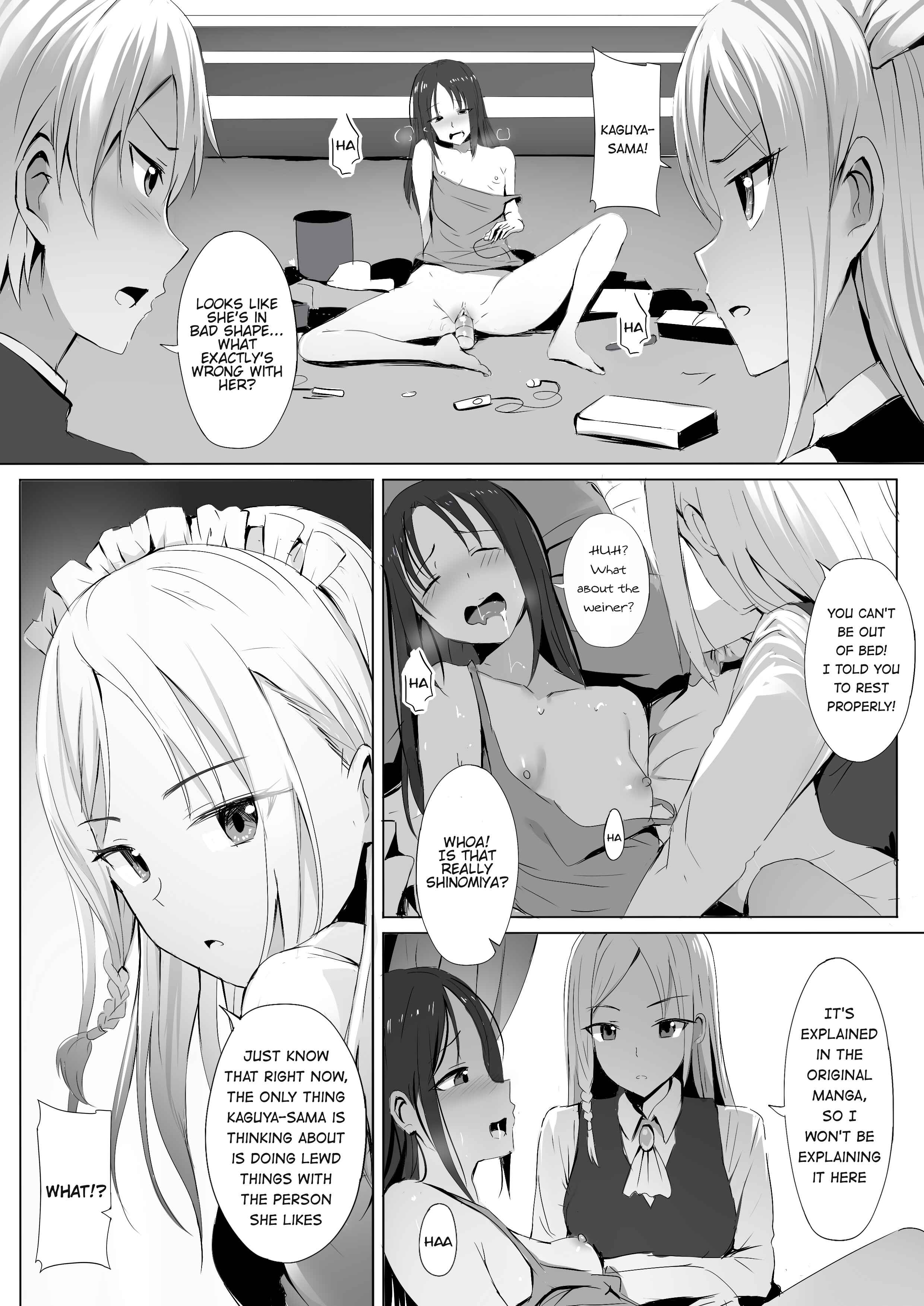 Page 4 Chapter Unknown_8291 Kaguya-sama wa Kokurasetai - Shinomiya no Maid wa Tokojyouzu~ Professional Jintai Onahole (Doujinshi)