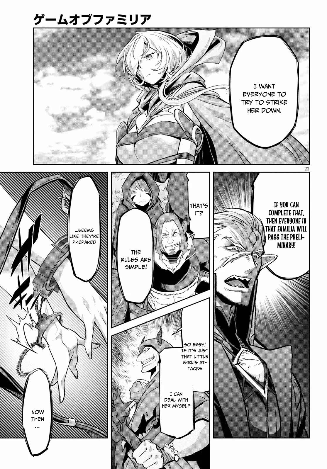 Page 24 Chapter 20 Game of Familia: Kazoku Senki