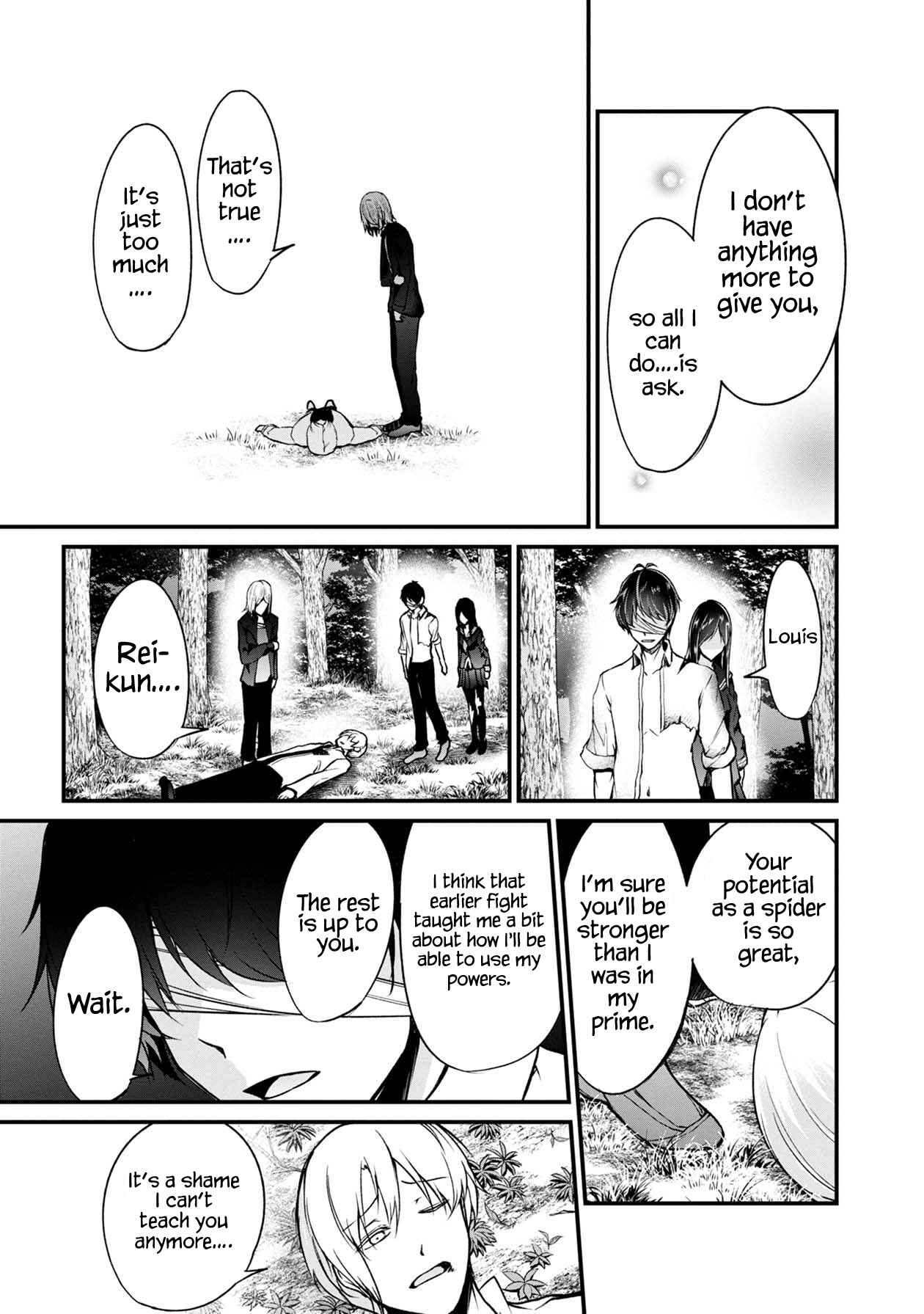 Page 28 Chapter 38 Namae no nai Kaibutsu - Kumo to Shoujo to Ryoki Satsujin