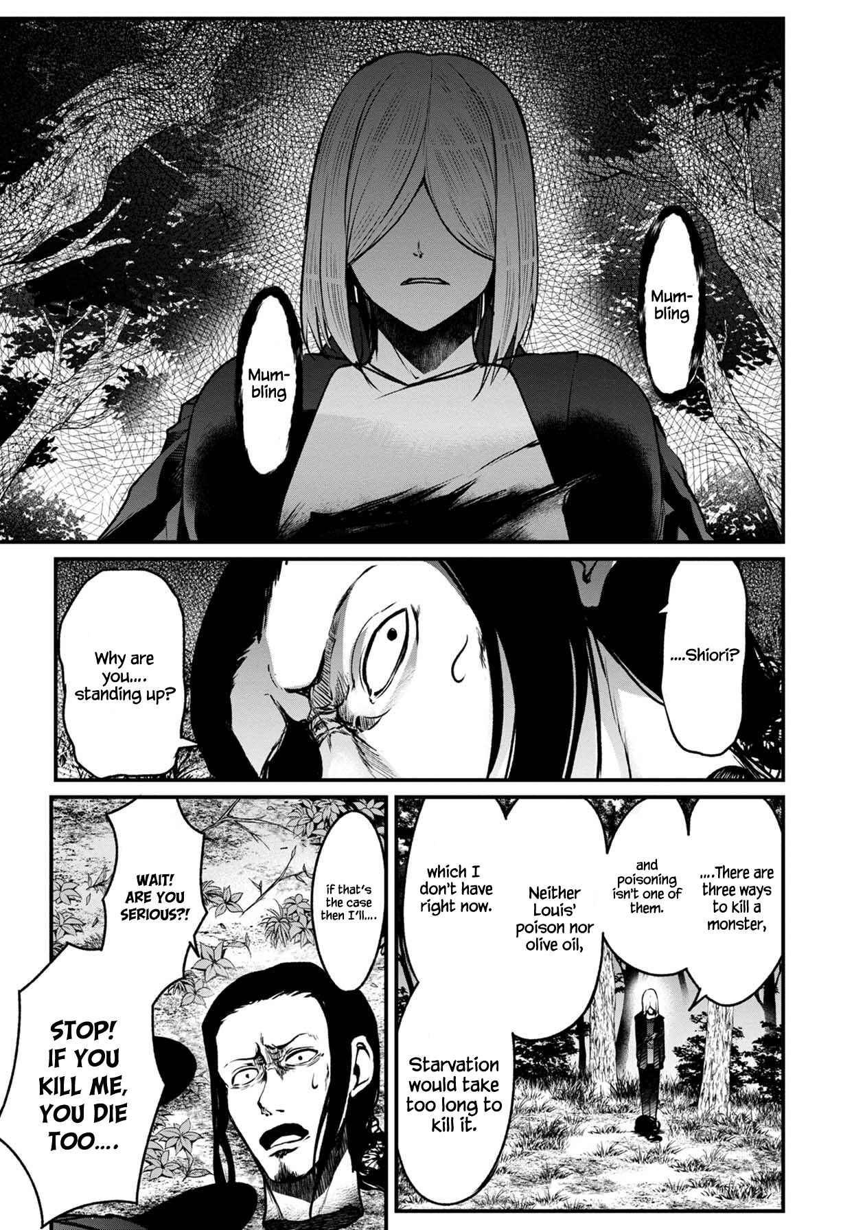 Page 6 Chapter 38 Namae no nai Kaibutsu - Kumo to Shoujo to Ryoki Satsujin