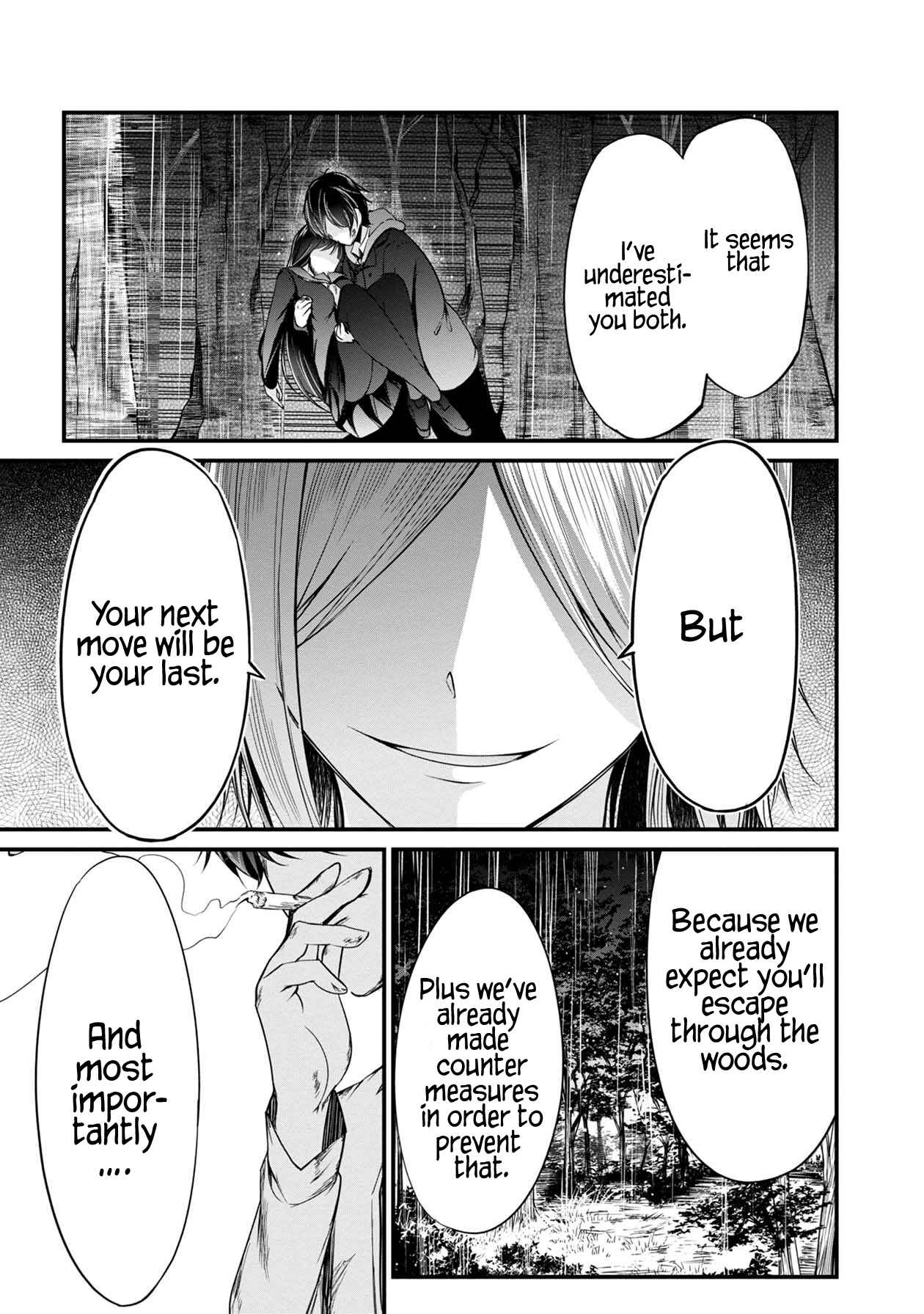 Page 16 Chapter 30 Namae no nai Kaibutsu - Kumo to Shoujo to Ryoki Satsujin