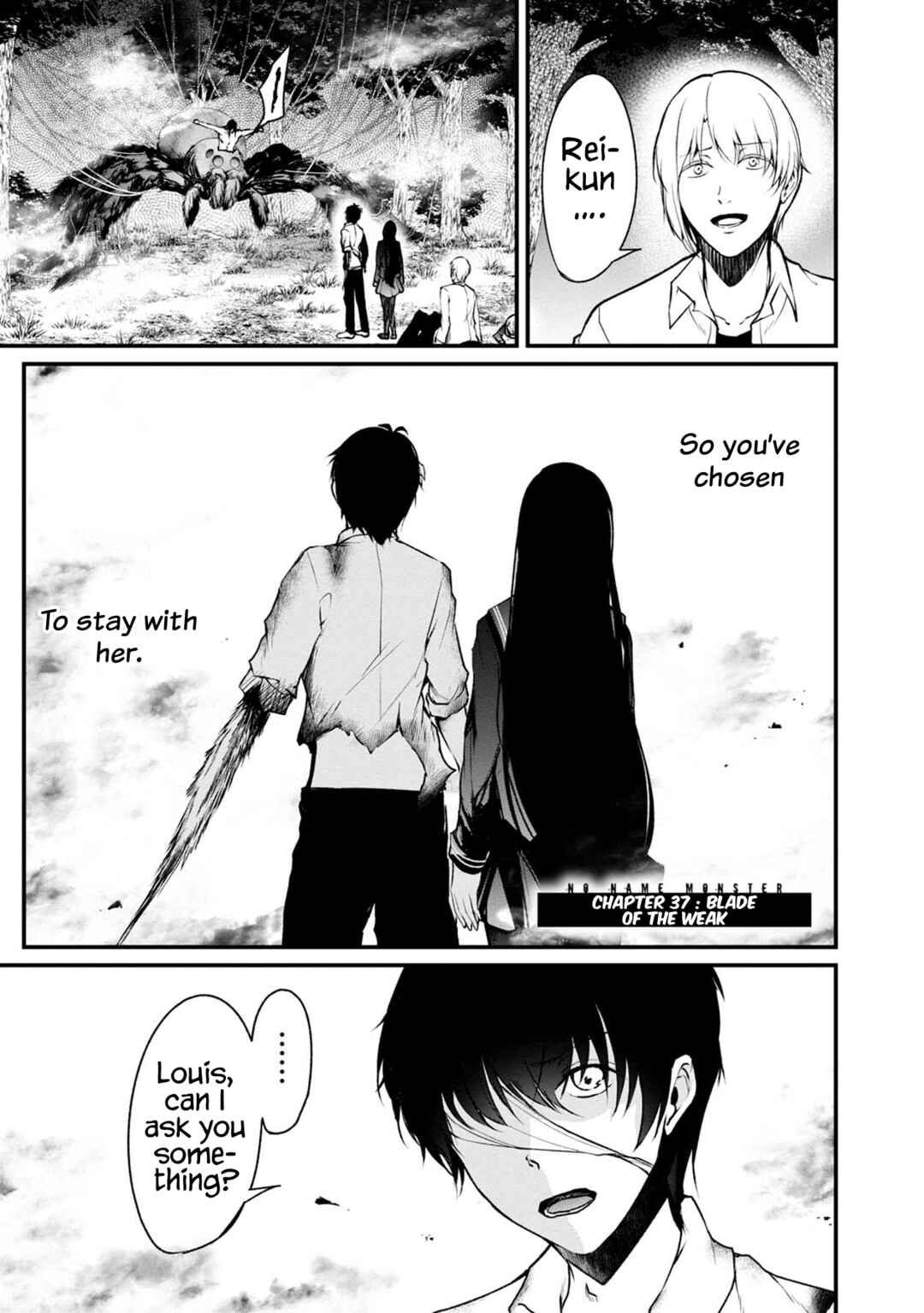 Page 2 Chapter 37 Namae no nai Kaibutsu - Kumo to Shoujo to Ryoki Satsujin