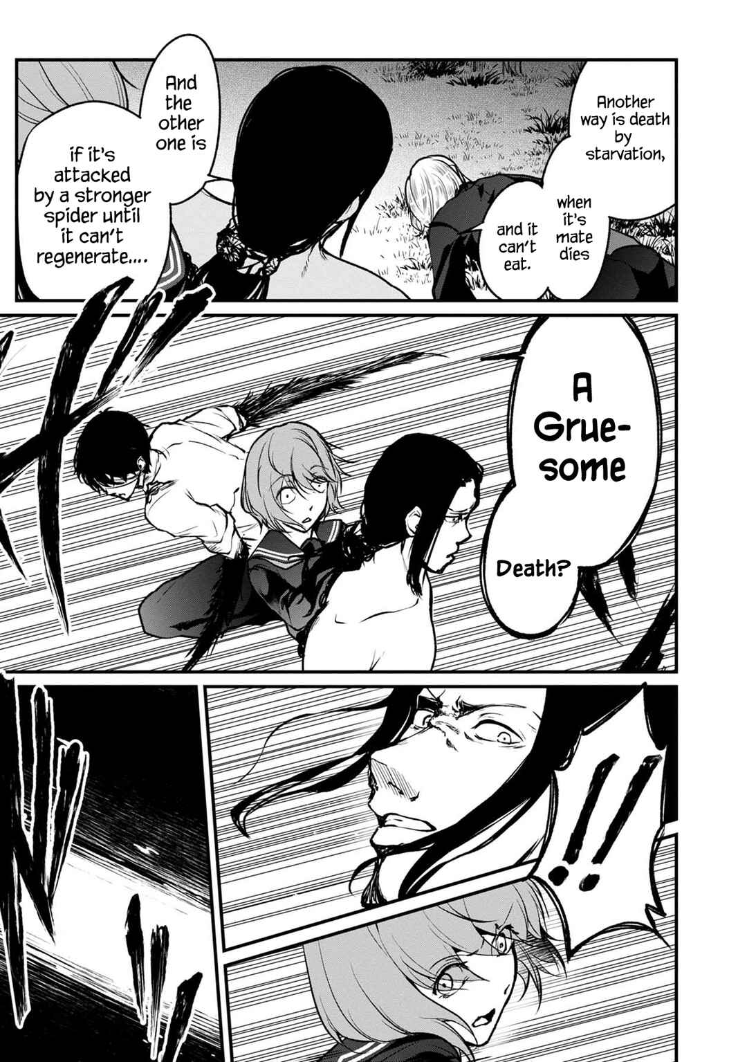Page 32 Chapter 37 Namae no nai Kaibutsu - Kumo to Shoujo to Ryoki Satsujin