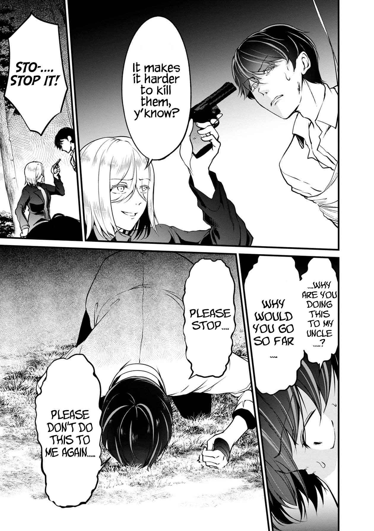 Page 12 Chapter 33 Namae no nai Kaibutsu - Kumo to Shoujo to Ryoki Satsujin