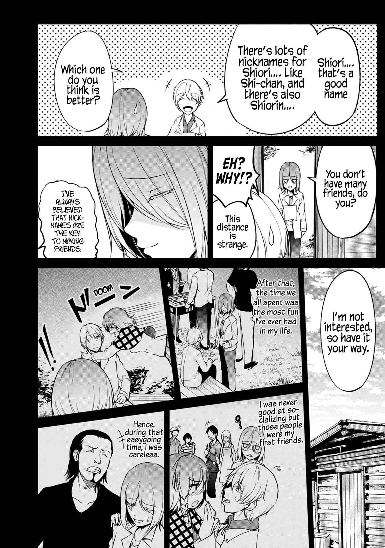 Page 21 Chapter 33 Namae no nai Kaibutsu - Kumo to Shoujo to Ryoki Satsujin