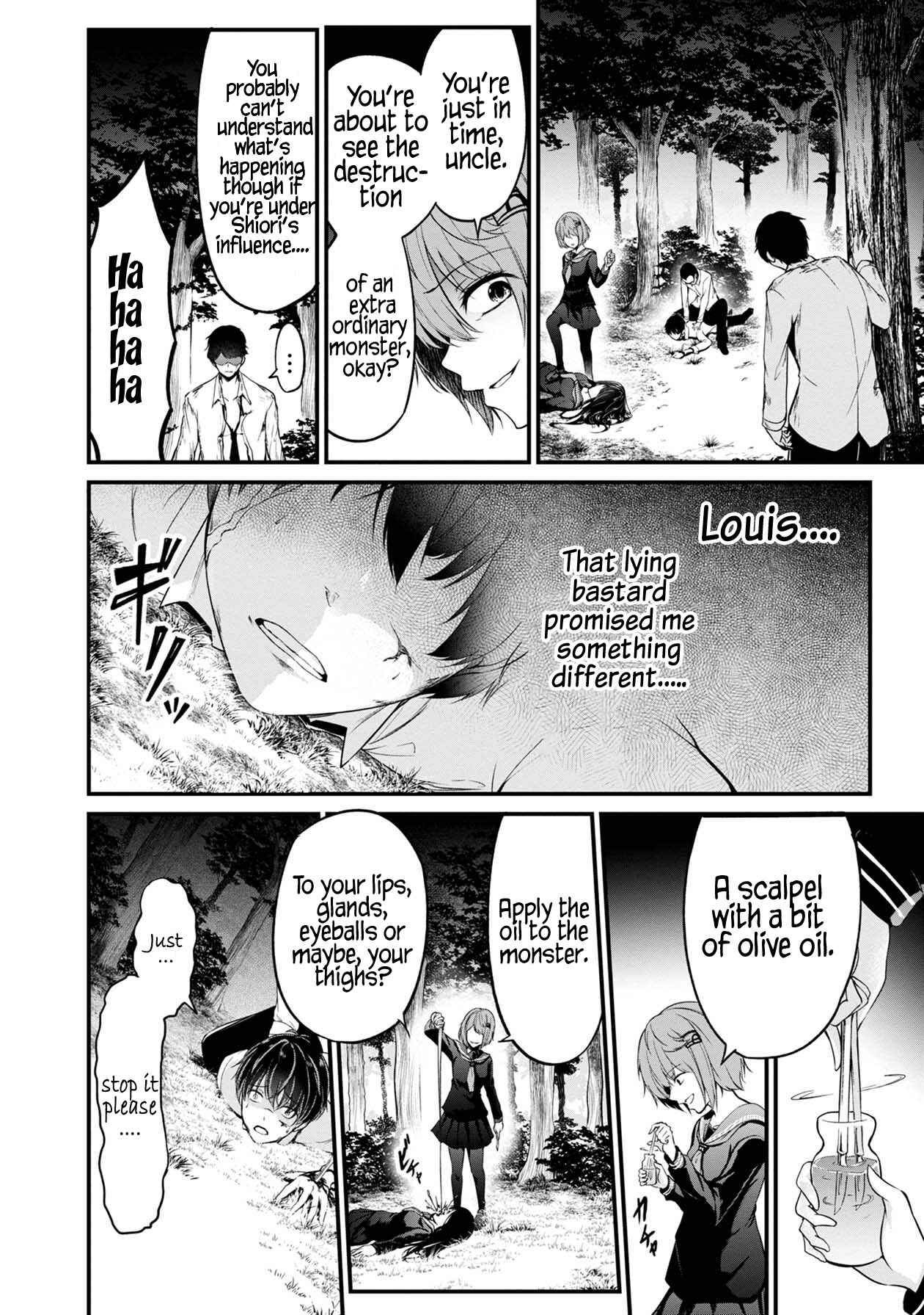 Page 23 Chapter 31 Namae no nai Kaibutsu - Kumo to Shoujo to Ryoki Satsujin