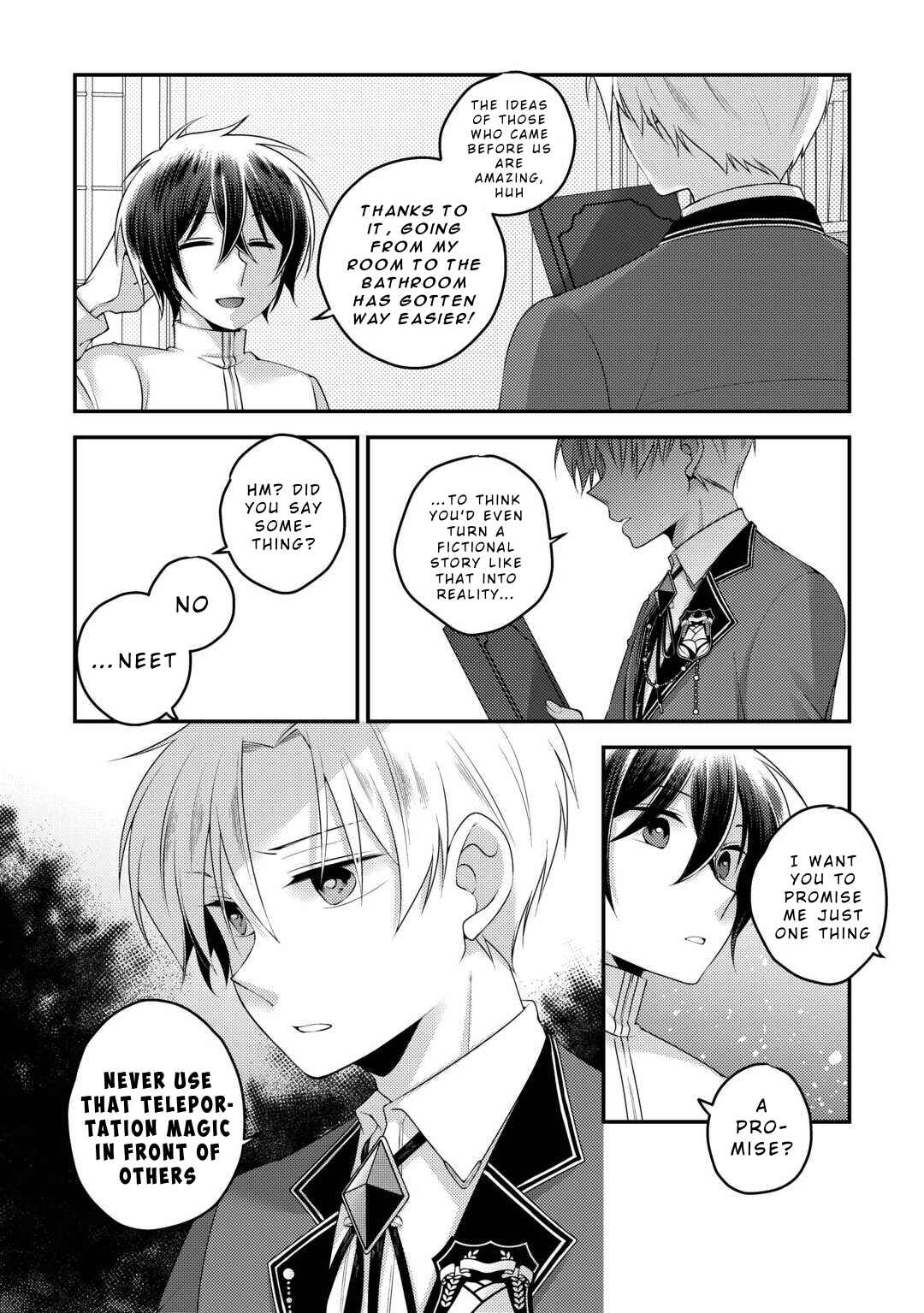 Page 12 Chapter 1 Tensai Dai Ni Ouji wa Hikikomori Tai: Koku Kaishi no Mujikaku Musou