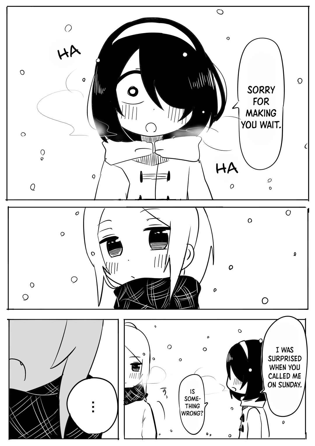 Page 5 Chapter Unknown_2248 My Clueless First Friend - Sleeping in the Snow (Doujinshi)