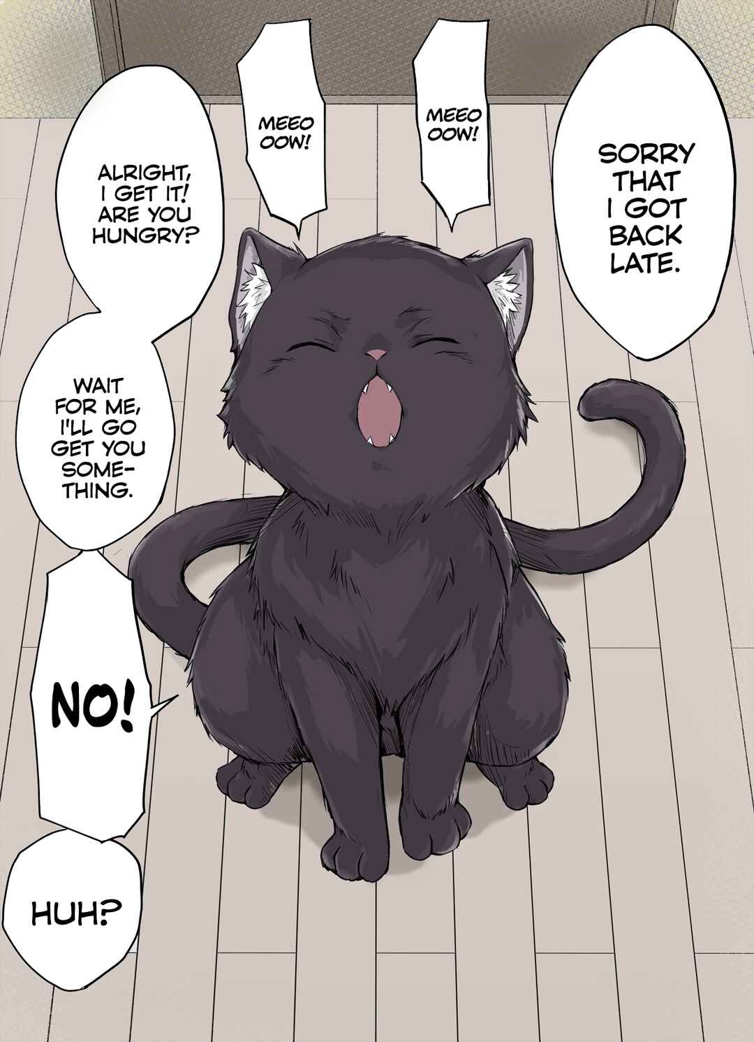 Page 1 Chapter 4 The Yandere Pet Cat Is Overly Domineering (Fan Colored)
