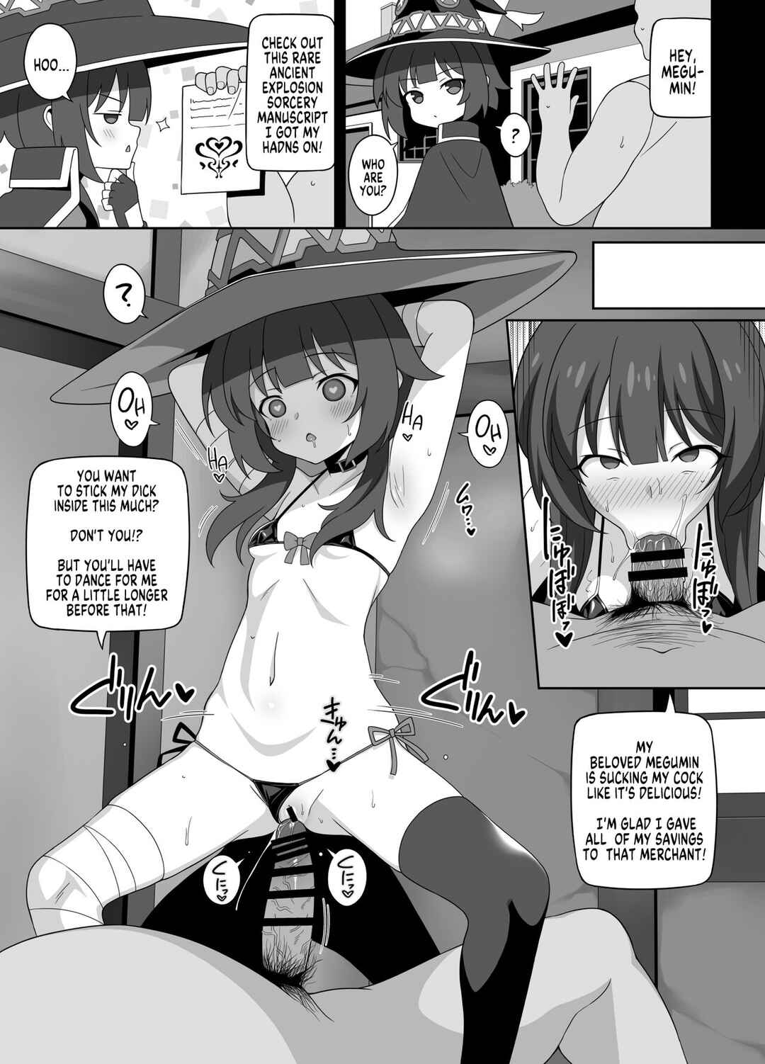 Page 46 Chapter 1 Kono Subarashii Sekai ni Syukufuku o! - Bakuretsu Musume o Kanojo ni Shitara Yaru Koto nante Kimatteru! (Doujinshi)