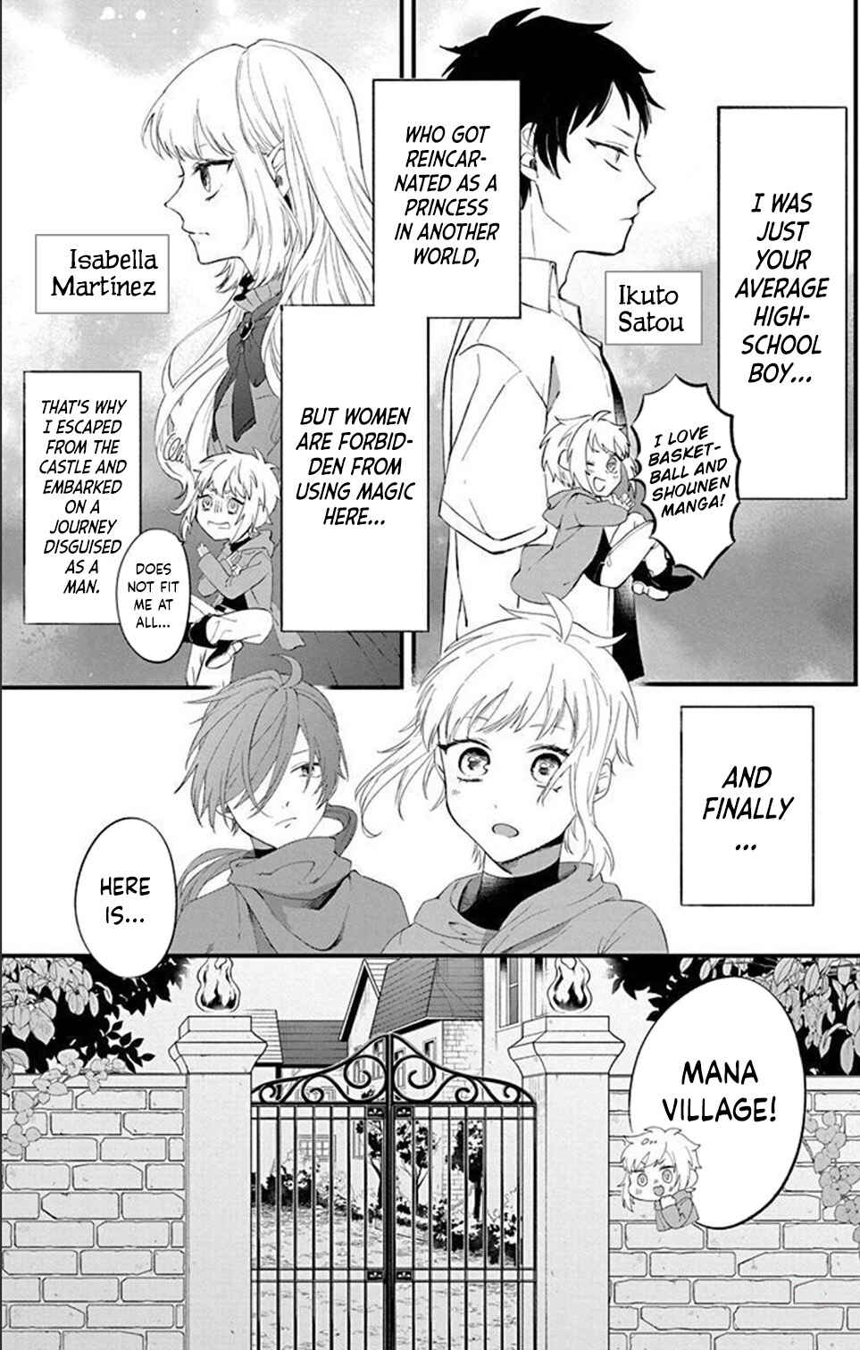 Page 1 Chapter 5 Tensei Shitara Hime Datta node Dansou Joshi Kiwamete Saikyou Mahou Tsukai Mezasuwa