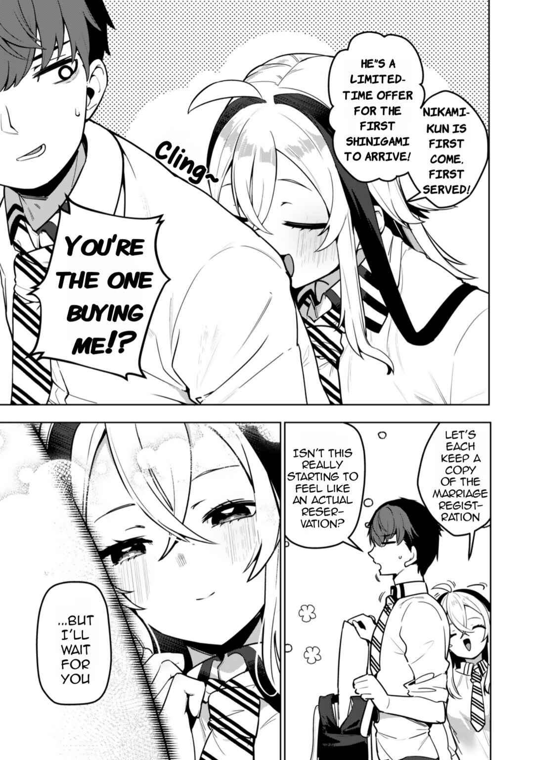 Page 20 Chapter 2 Hakiri-san wa Kimi Dake no Shinigami ni Naritai
